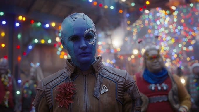 James Gunn Details How Nebula Got Rocket's Gift in GotG Holiday Special