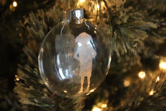 Etched Glass Free Dobby Ornament