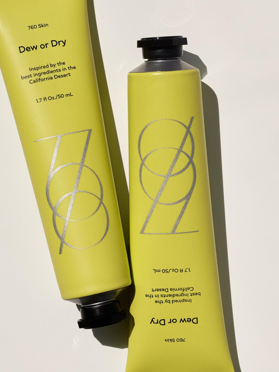 Founded by three Palm Springs locals, 760 Skin's Dew or Dry Moisturizer is "free of parabens, sulfates, and phthalates that harnesses the power of desert plants to give skin a healthy, glowing appearance," according to its website.