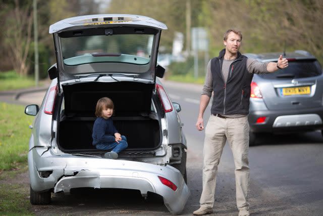 A road safety experiment to see if members of the public stop to assist stranded drivers when their car is left undriveable