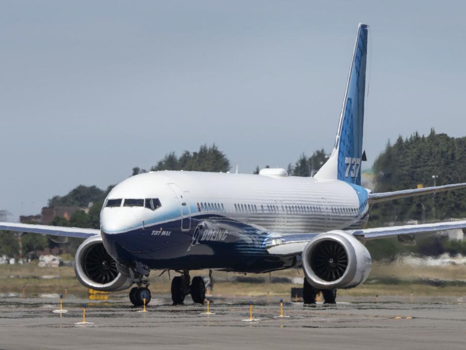 Boeing's 737 Max 10 at Renton Municipal Airport for its first flight - Boeing 737 Max 10 First Flight