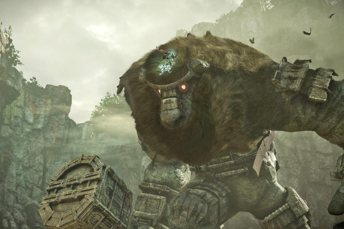 Shadow of the Colossus on PS4 is a complete remake, with optional