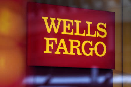 A Wells Fargo logo is seen in New York City, U.S. January 10, 2017. REUTERS/Stephanie Keith