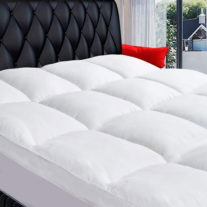 COONP Extra Thick Pillowtop Cooling Mattress Topper