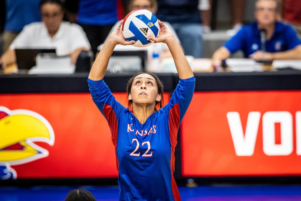 Topeka native Camryn Turner helps lead Kansas volleyball to 2nd ...