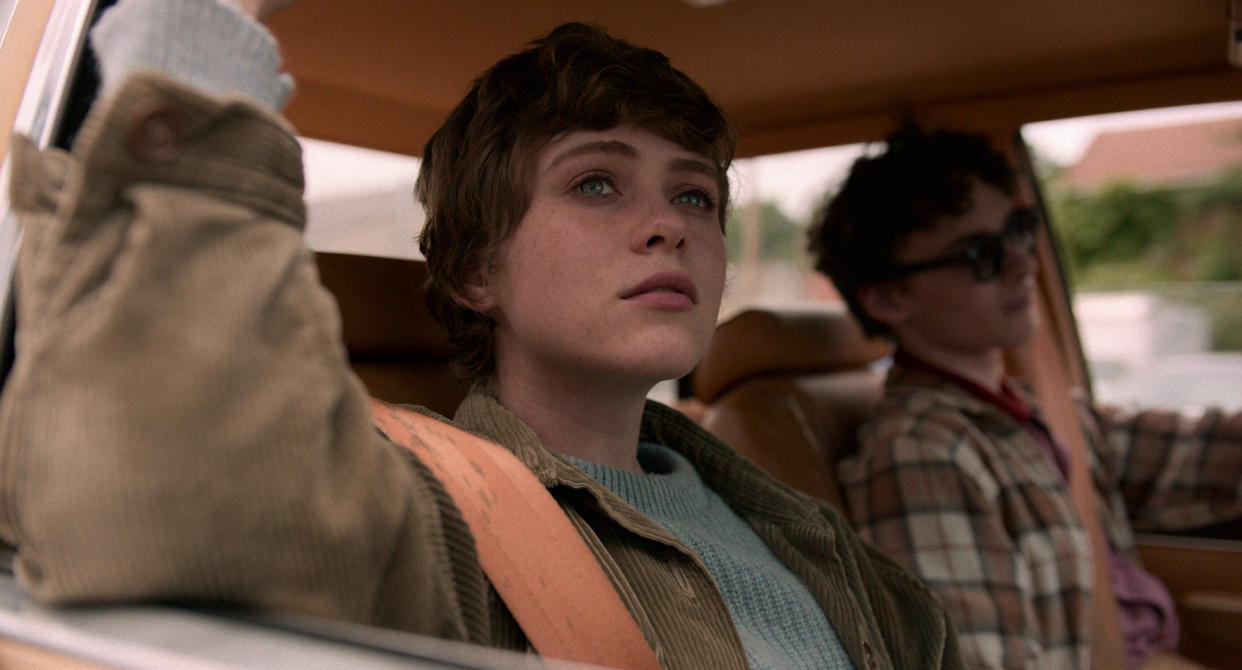 Sophia Lillis and Wyatt Oleff in "I Am Not Okay With This." (Photo: Netflix)