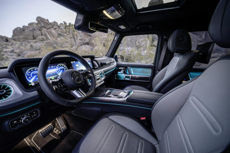 Interior of the new Mercedes-Benz G 580