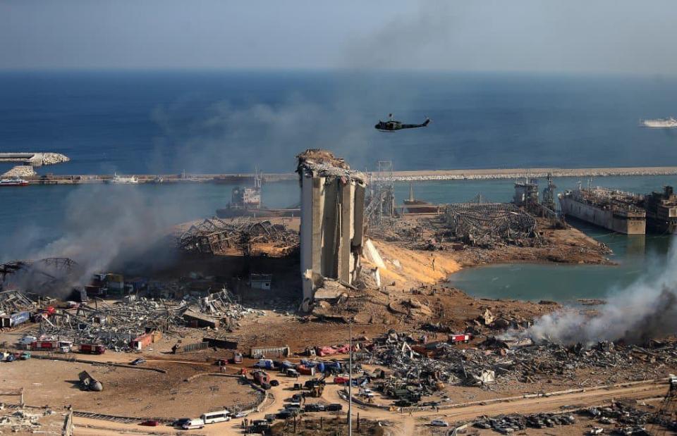 Les autorités libanaises ont décrété l'état d'urgence pour les deux semaines à venir après les terribles explosions qui ont ravagé une partie de la ville de Beyrouth. - STR