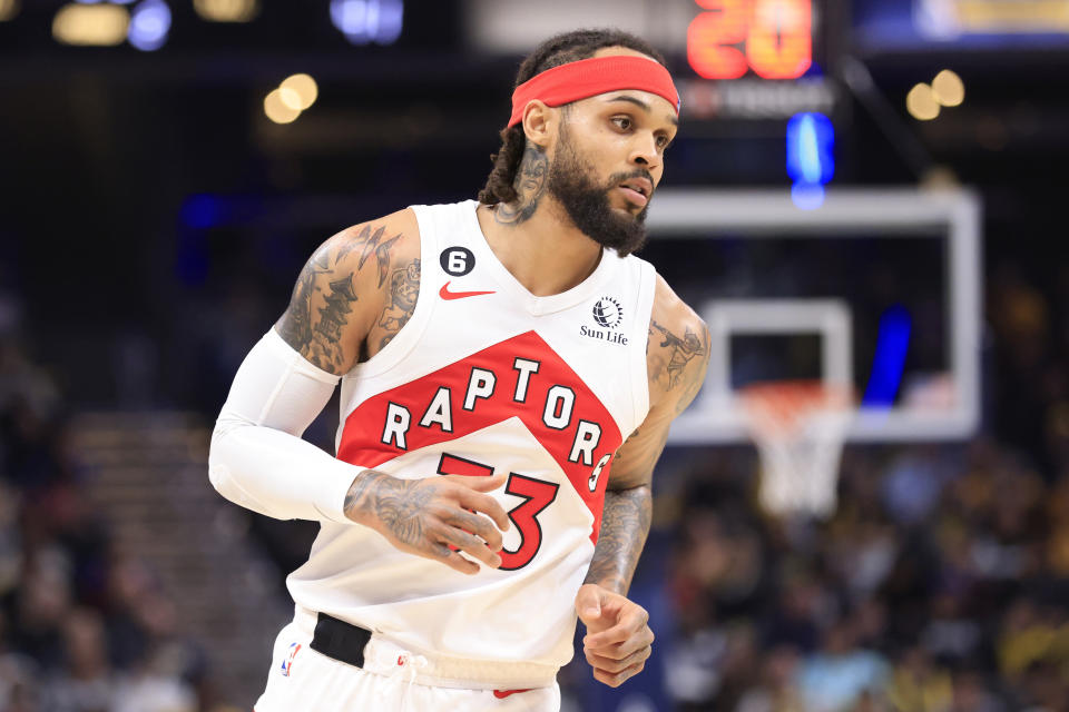 Gary Trent Jr. #33 of the Toronto Raptors has fantasy value