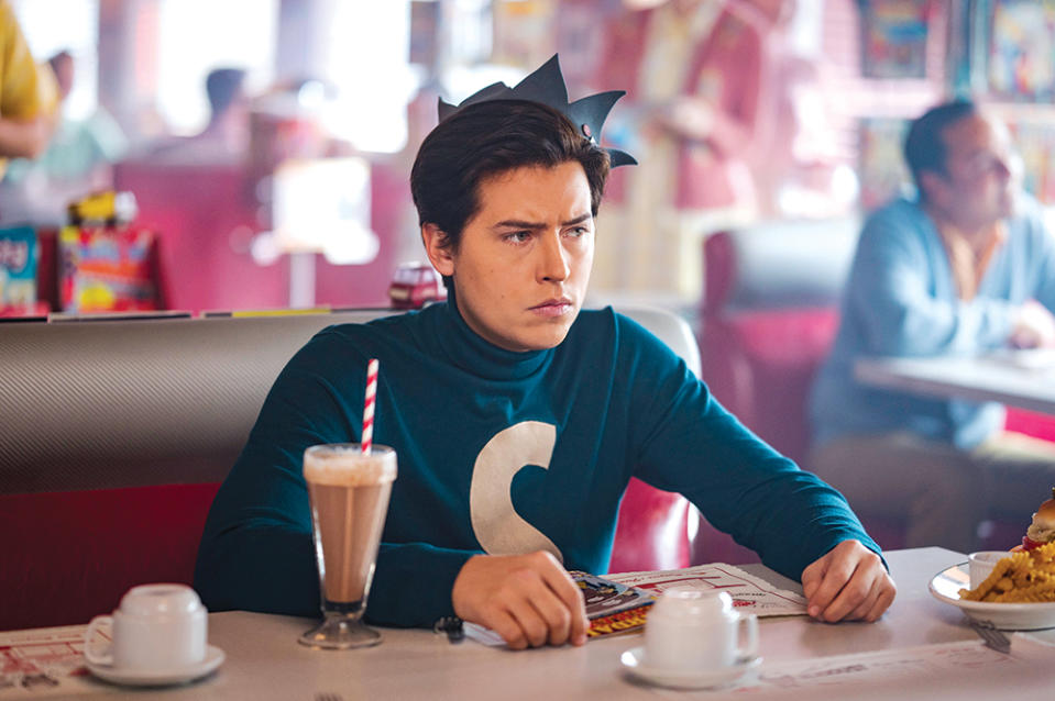 Cole Sprouse’s Jughead is central to figuring out and fixing what is going on in the Rivervale mini-arc of “Riverdale” Season 6. - Credit: Kailey Schwerman/The CW