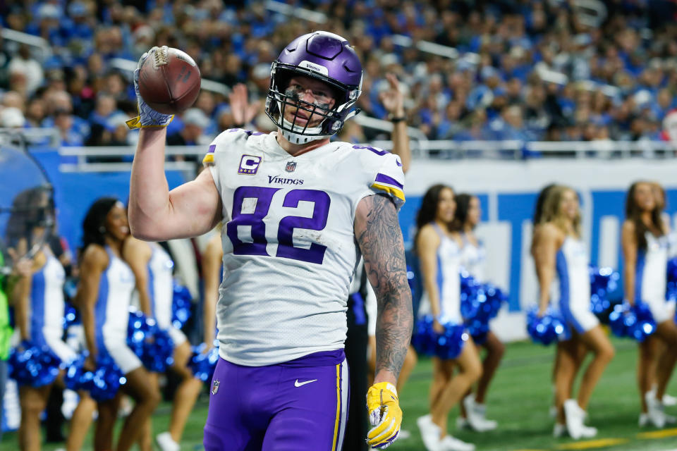 Minnesota Vikings tight end Kyle Rudolph won't take a pay cut to stay with the team next season.