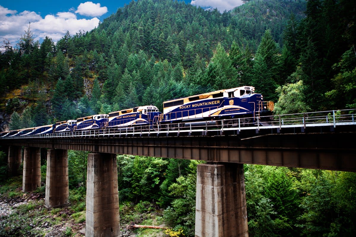 The Rocky Mountaineer will take you from Vancouver to Banff (Mundy Cruising/Rocky Mountaineer)