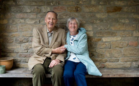 Graham Harris, 35 years in Village and Gloria Warren, 42 years in village also share a newly discovered ancestor - Credit: David Rose