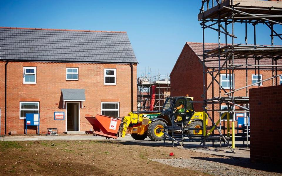 Taylor Wimpey building site