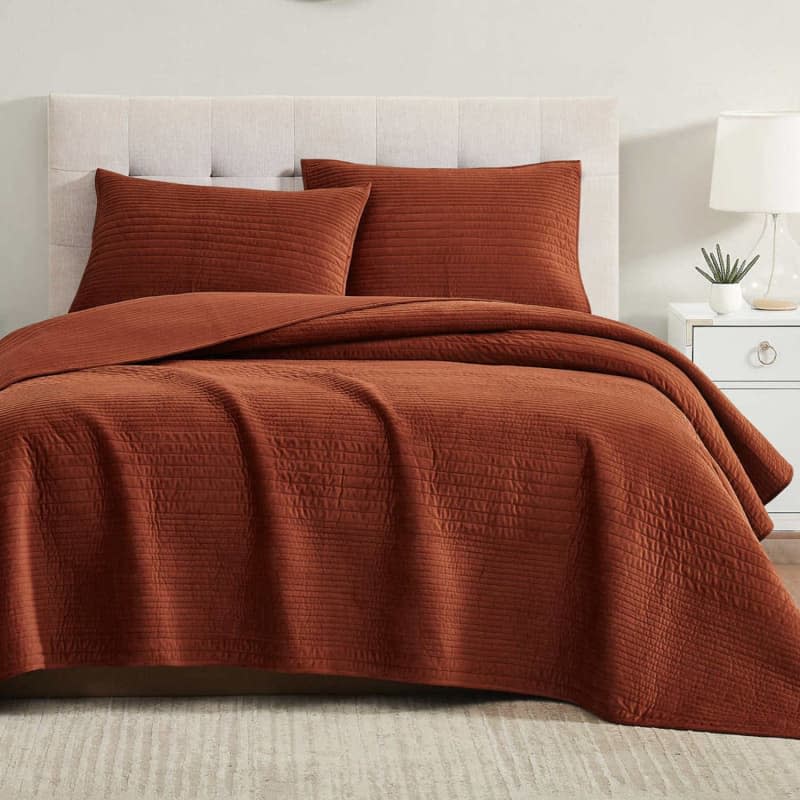 Brooklyn Loom 3-piece Velvet Coverlet Set