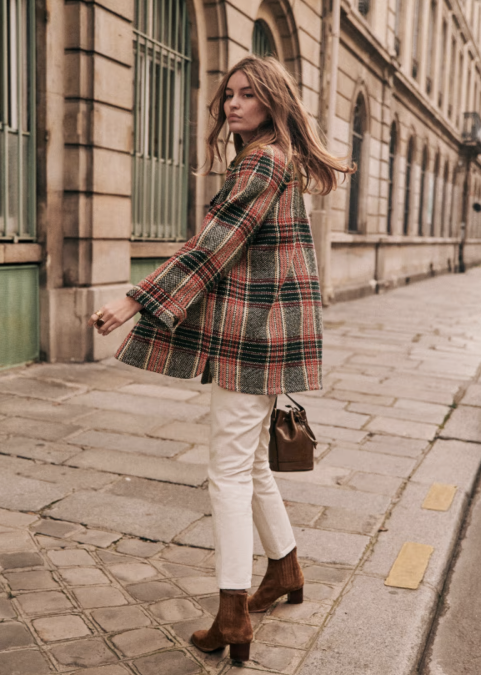 Izaac Coat (Photo via Sezane)