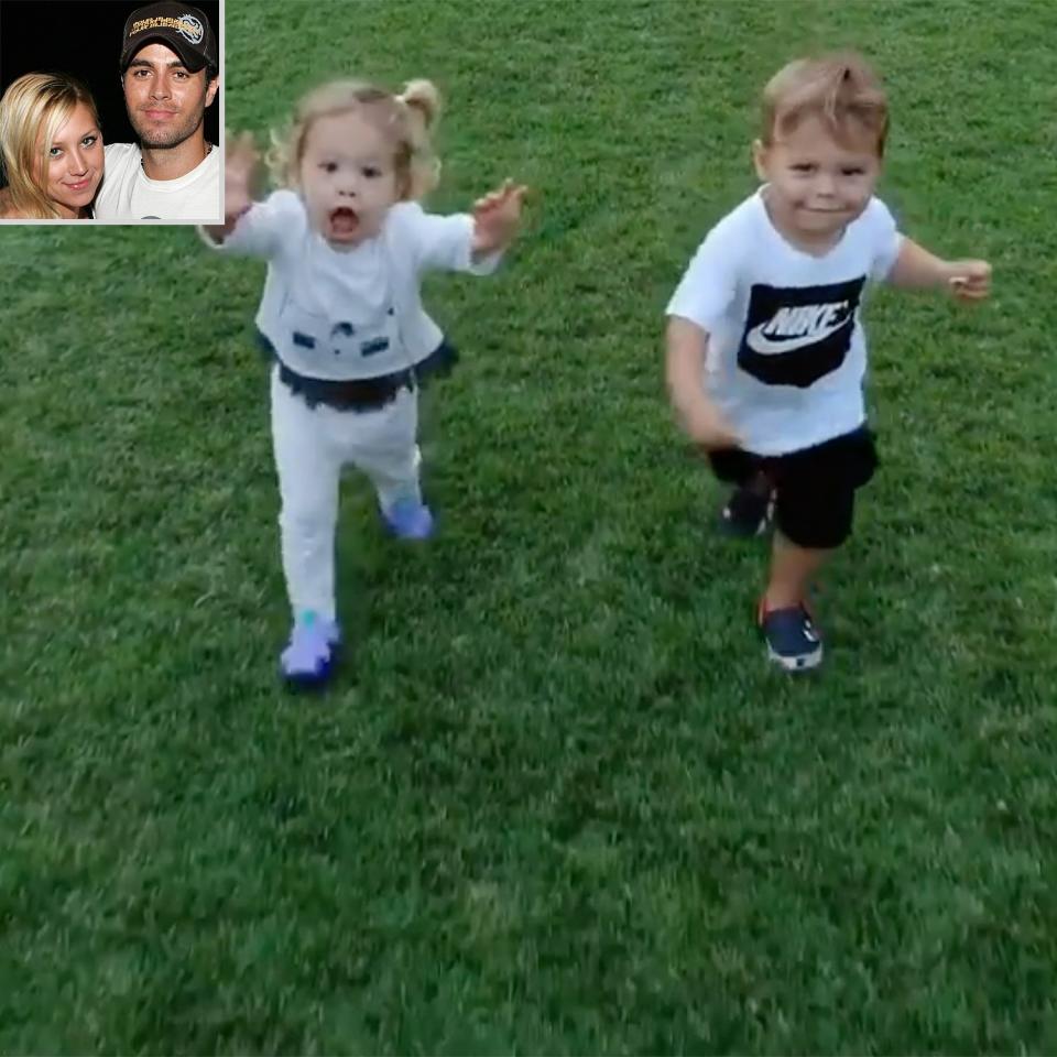 Anna Kournikova & Enrique Iglesias' Twins: Nicholas & Lucy