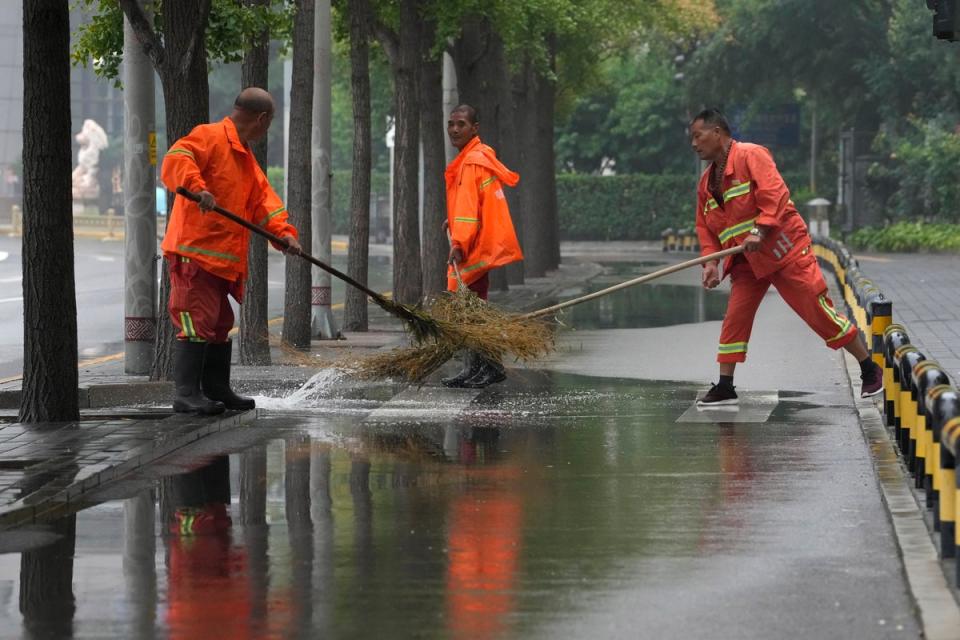 CHINA-INUNDACIONES (AP)