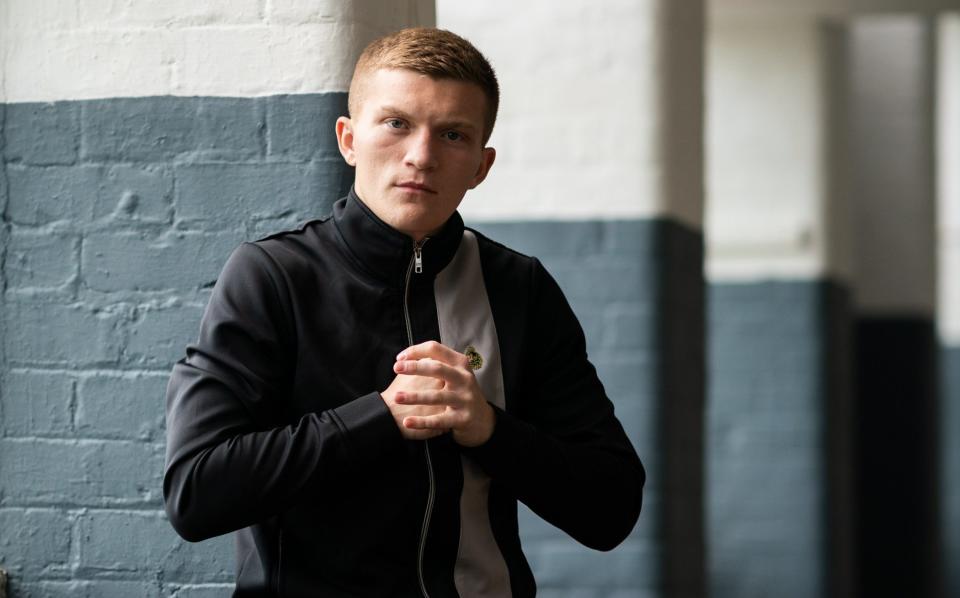 Campbell Hatton, son of Ricky Hatton, during an interview at Pear Mill in Stockport - Route One Photography/Dave Thompson