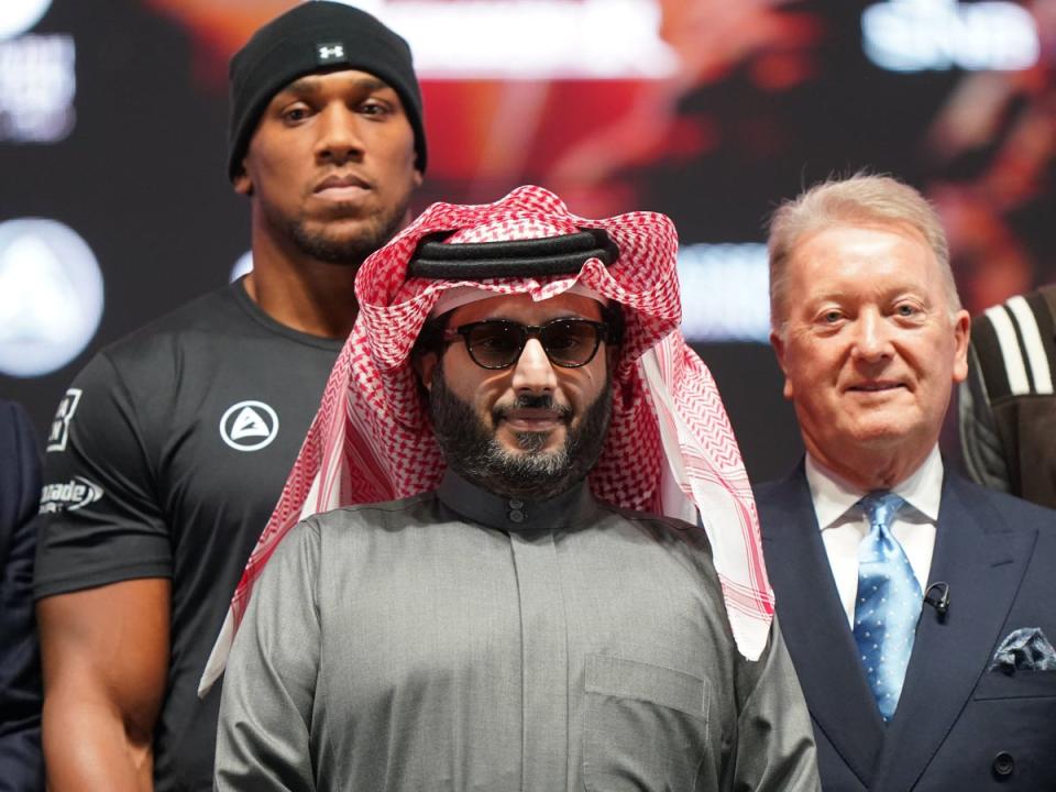 Turki Al-Sheikh has put together a huge night of boxing in Riyadh (PA)