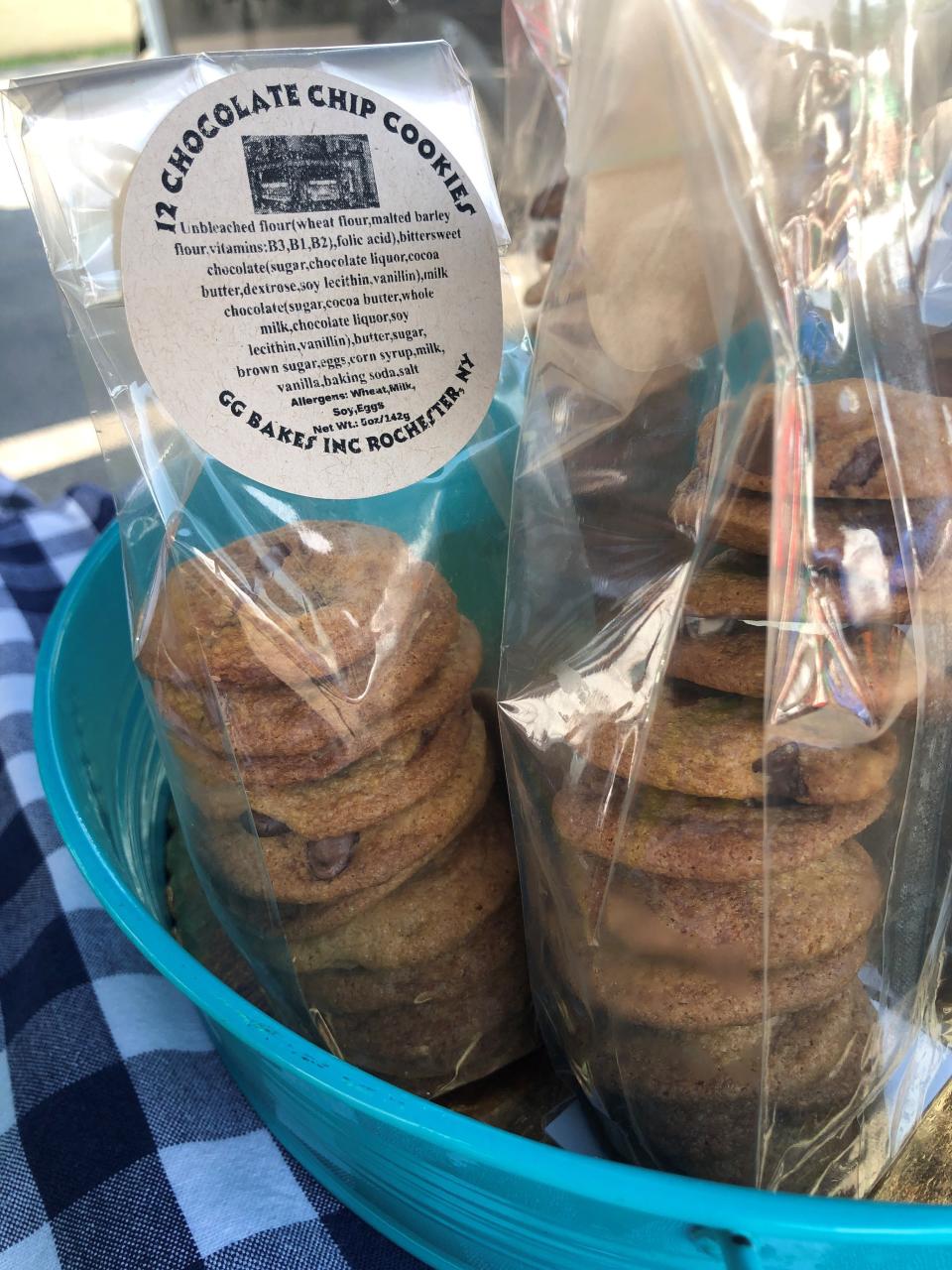 Small cookies are among the offerings from GG Bakes at the Westside Farmers Market in Rochester.