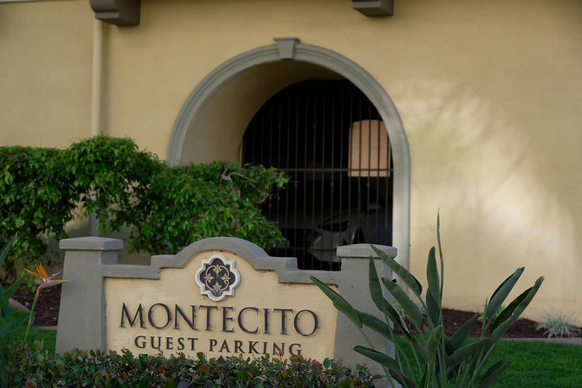 The Montecito Apartments complex where the stabbing said to have happened  (AP)