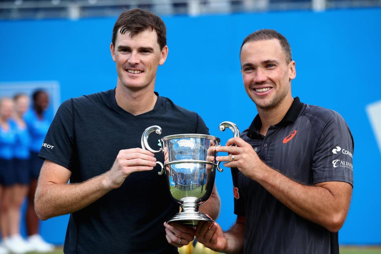 Winners | Jamie Murray and Bruno Soares won the men's doubles final at Queen's: Getty Images