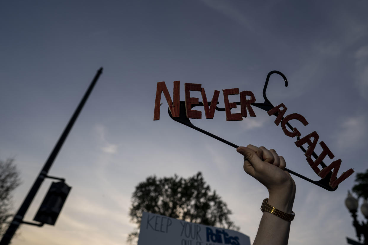 The Mother's Day Strike is calling on participants to call off work and curb spending in protest over the threat to Roe v. Wade and abortion rights. (Photo: Kent Nishimura / Los Angeles Times via Getty Images)