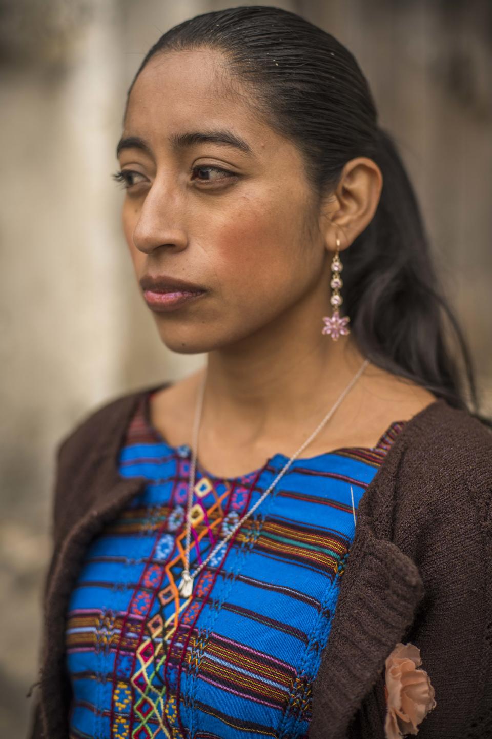 María Mercedes Coroy, actriz guatemalteca que interpreta a la princesa Fen en Black Panther: Wakanda Forever. (Daniele Volpe/The New York Times)