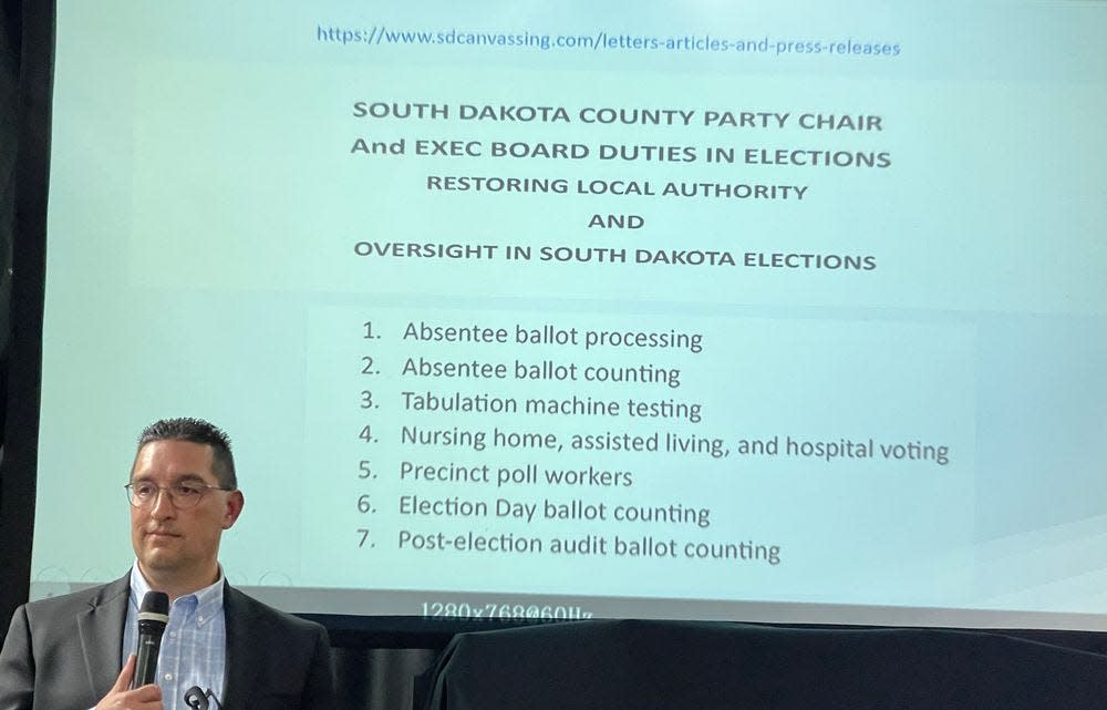 Rick Weible was a small-town mayor in Minnesota before moving to South Dakota to push for election reforms. "I was thinking, ‘If I can’t fix Minnesota, how can I get involved somewhere else to force some of these changes?’” he said.