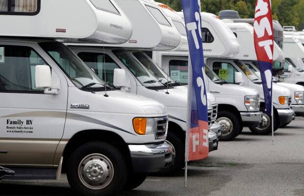 The pandemic has caused longer waits for people who want to buy a new RV.  (Paul Sakuma/Associated Press - image credit)