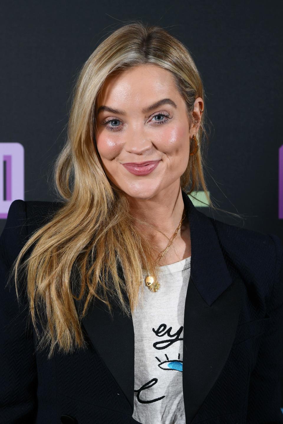Laura Whitmore at a film screening, March 2024, in London. (Getty Images)