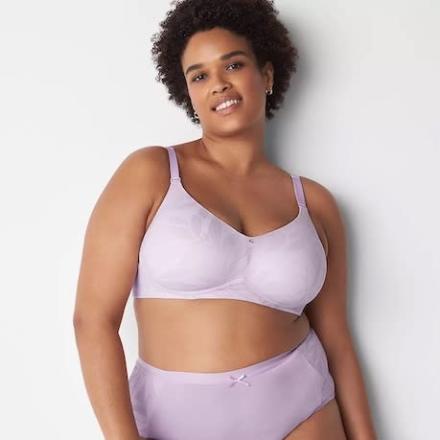 This beautiful back-smoothing bra is available up to an H cup, and it's on  sale for just $30 today