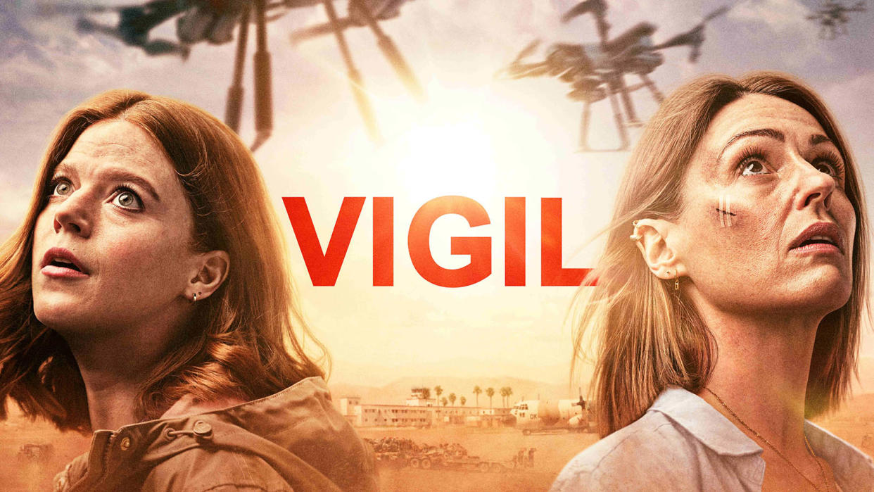  Vigil season 2 new artwork of DCI Amy Silva (Suranne Jones) and DI Kirsten Longacre (Rose Leslie) . 