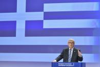 European Commission President Jean-Claude Juncker gives a press conference on Greece at the EU headquarters in Brussels on June 29, 2015