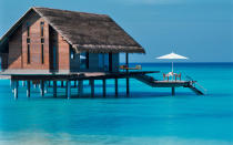 <p>Many of <a rel="nofollow noopener" href="https://www.oneandonlyresorts.com/one-and-only-reethi-rah-maldives/" target="_blank" data-ylk="slk:the property's;elm:context_link;itc:0;sec:content-canvas" class="link ">the property's</a> high-end villas hover over the lagoon, but are tastefully tropical: coconut-shell sconces, bamboo arches. Days are best spent on one of 12 secluded beaches, or in one of the spa's overwater treatment rooms. Come nightfall, take to a hammock for the uninterrupted stargazing. </p>