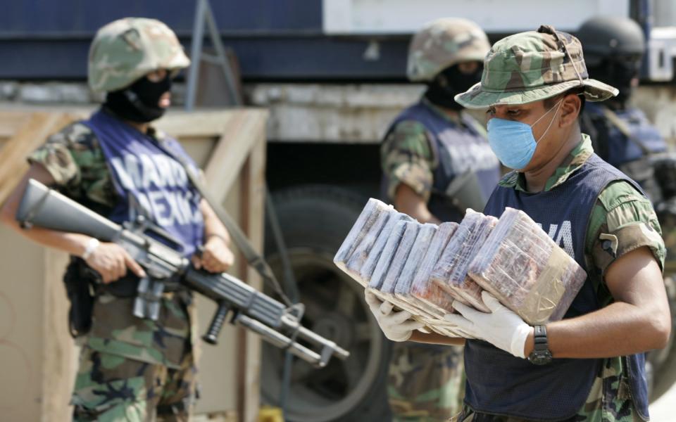 Mexico Manzanillo Colima drug shipment seizure