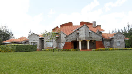 FILE PHOTO - A view shows the home of Kenya's Deputy President William Ruto in Sugoi village near Eldoret, Kenya, in this photo taken August 4, 2010. Picture taken August 4, 2010. REUTERS/Thomas Mukoya