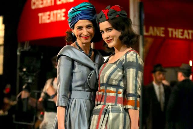 Jose Perez/Bauer-Griffin/GC Marin Hinkle and Rachel Brosnahan in 'The Marvelous Mrs. Maisel'