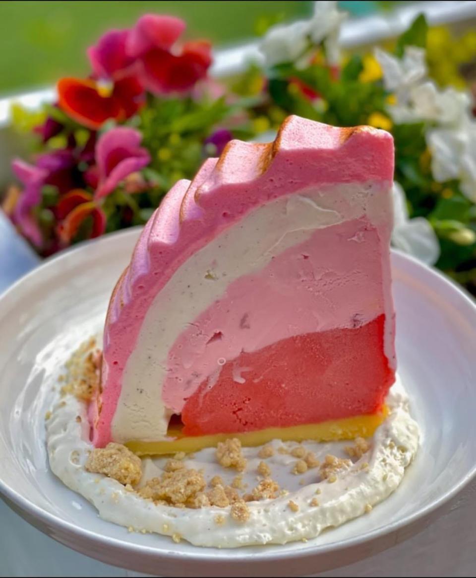 Thompson Island Brewing Co. has a strawberry shortcake-inspired baked Alaska on its menu this summer.