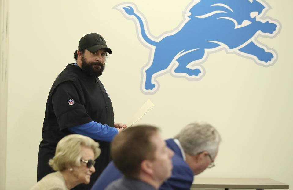 New Lions coach Matt Patricia faced a serious charge of aggravated sexual assault in 1996, court documents show. (AP Photo)