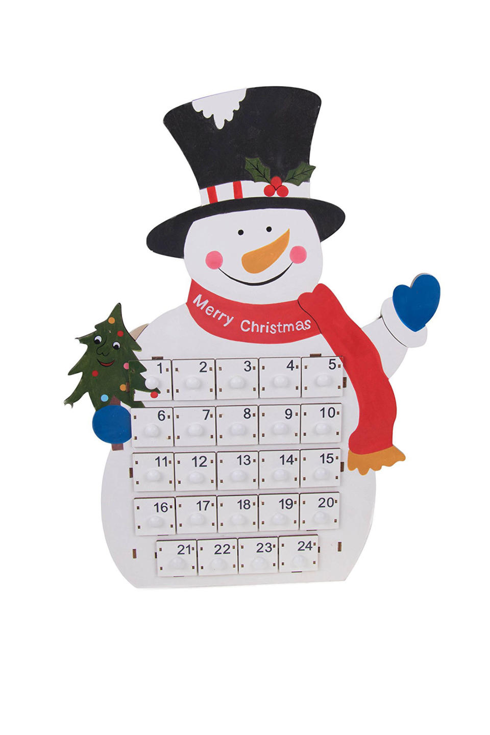 Tall Snowman Advent Calendar