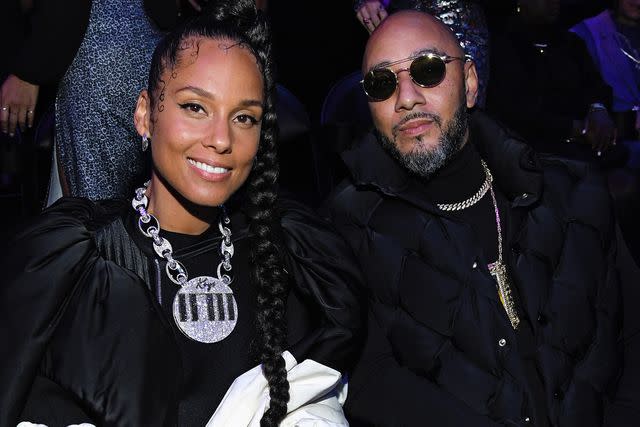 Kevin Mazur/MTV VMAs 2021/Getty Alicia Keys and Swizz Beatz attend the 2021 MTV Video Music Awards