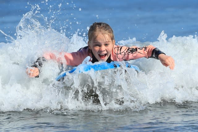 Body surfing