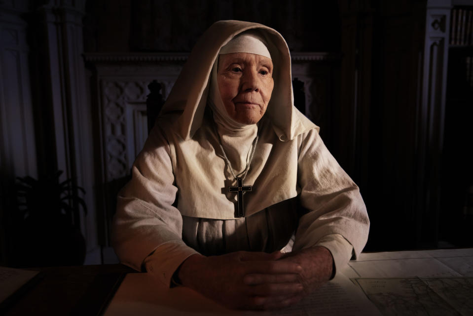 Dame Diana Rigg in BBC drama Black Narcissus. (BBC)