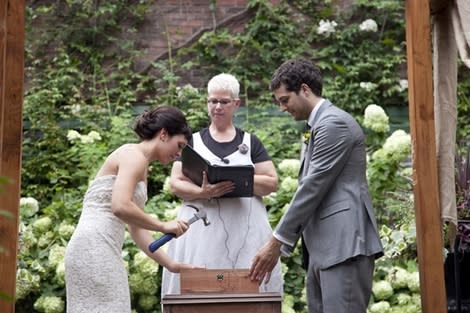  Veronika Placik put together a fight box during her ceremony two years ago.