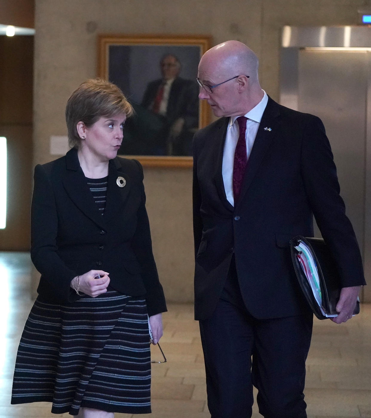 John Swinney has been Nicola Sturgeon’s Deputy First Minister since she took on the top job in Scottish politics in 2014 (Andrew Milligan/PA)
