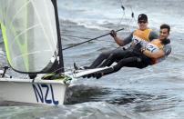 FILE PHOTO: Sailing - Men's Skiff - 49er - Race 10/11/12