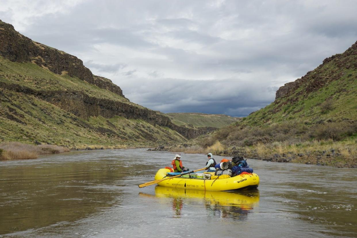 Drifting down the lower Owyhee in June 2016.