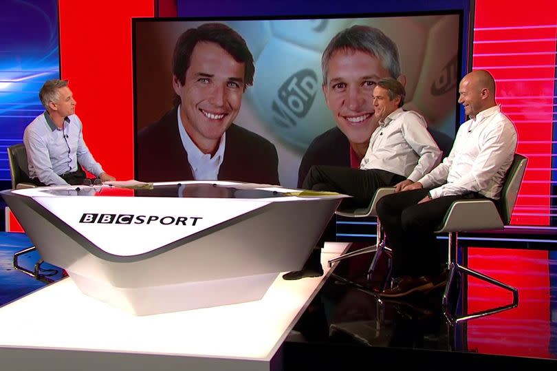 Gary Lineker, Alan Hansen and Alan Shearer on Match of the Day